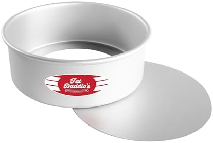 Fat Daddio's PCC-83 Anodized Aluminum Round Cheesecake Pan, 8 x 3 Inch