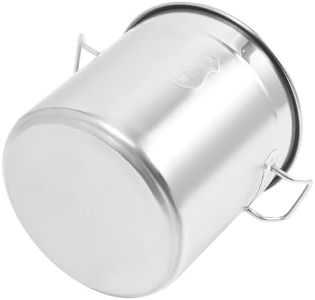 12 Quart 304 Stainless Steel Stockpot Commercial Large Stock Pot with Lid & Handles, Cookware Soup Pot for Boiling Cooking Stew, Induction Cooking Pot for Home Restaurant Hotel (12L/12Qt)