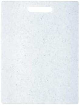 Dexas Superboard Cutting Board with Handle and Non-Slip Feet, 11 by 14.5 inches, Light Granite Color with Black Non-Slip Corners