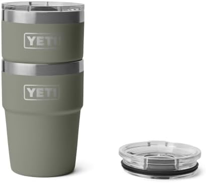 YETI Rambler 16 oz Stackable Tumbler, Vacuum Insulated, Stainless Steel with MagSlider Lid