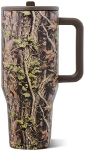 HydroJug Traveler 32oz, Insulated Tumbler with Handle & Straw, Woodland