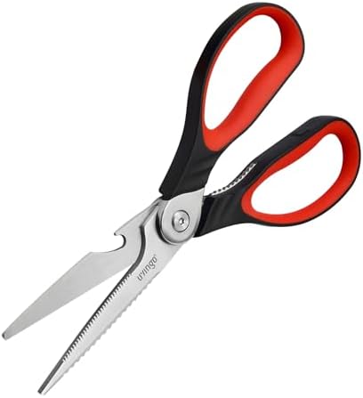 LIVINGO 8.5 Inch Kitchen Scissors Heavy Duty Food Shears