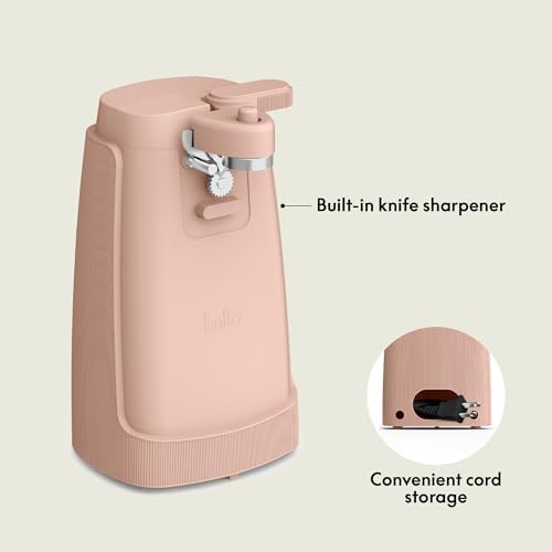 bella Electric Can Opener, Automatic One-Touch, Blossom