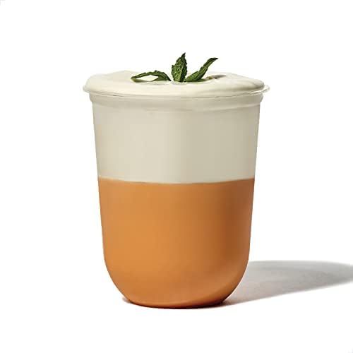 TOSSWARE NATURAL Arc - Plant Based Cups 16 oz - Plastic Alternative Cups for Parties, Bachelorettes, Weddings - Recyclable Clear Cold Cups - Set of 1000