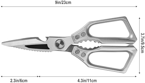 Heavy Duty Kitchen Scissors - 3.0mm Thickened Blades