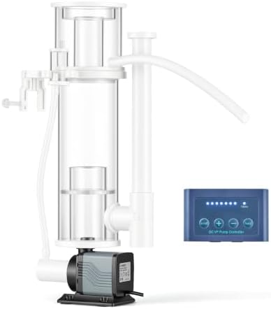 VEVOR Protein Skimmer for 30-80 Gal Saltwater Aquarium Hang On with DC Pump, Protein Skimmer with DC Pinwheel Pump, Adjustable Control, for 30-80 Gal Medium Saltwater Aquariums & Reef Tank Fish Tank