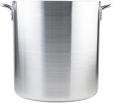 Winco Silver 60 qt Aluminum Stock Pot