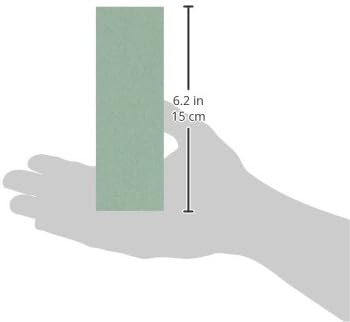 Bora 6-Inch Green Silicon Oxide Sharpening Stone. 2 Sided Fine/Course for Sharpening