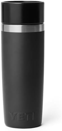 YETI Rambler 16 oz Travel Bottle, Stainless Steel, Vacuum Insulated with Leakproof Commuter Cap, Black