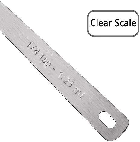 1PCS 1/4tsp(1.25ml) Tiny Measuring Spoon, Small Teaspoon for Tiny Amounts