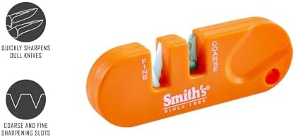 SMITH’S Pocket Pal Knife Sharpener, 2-Pack