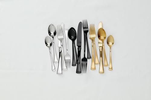 Lenox Portola Gold Satin 20-Piece Silverware Set for 4, Flatware