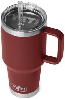 YETI Rambler 35 oz Straw Mug 2.0, Stag Red