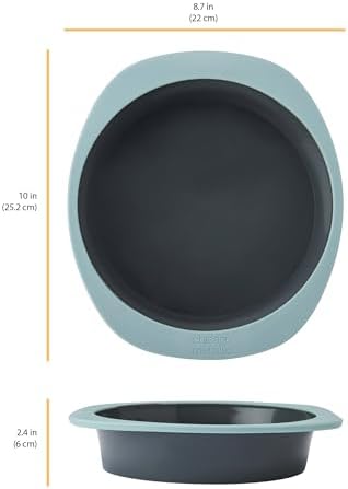 Chicago Metallic 8 Inch Silicone Round Cake Pan
