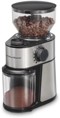 Hamilton Beach Electric Burr Coffee Grinder with Large 16 oz. Hopper