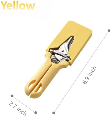Heavy Duty Poultry Bone Shears,Spring Loaded Kitchen Shears,Stainless Steel丨Safety Lock丨Dishwasher Safe, All Purpose Kitchen Scissors for Chicken, Meat Cutting, Turkey ，Yellow