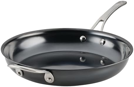 Anolon EverLast N2 Carbon Steel Frying Pan, 12-Inch, Black