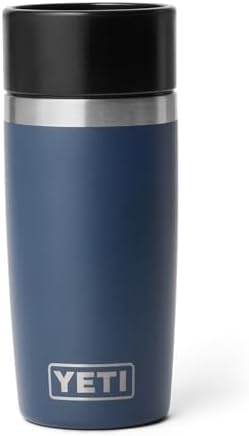 YETI Rambler 12 oz Travel Bottle, Stainless Steel, Vacuum Insulated with Leakproof Commuter Cap, Navy