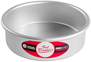 Fat Daddio's PCC-62 Anodized Aluminum Round Cheesecake Pan, 6 x 2 Inch