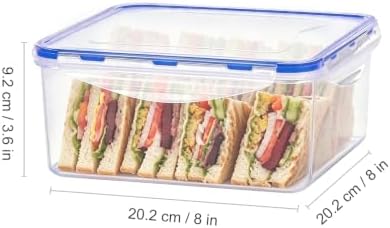 KIGI Large Food Storage Containers, Set of 2 (10 Cup)