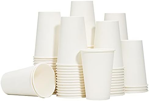 RACETOP Coffee Cups 12 oz, 1000 Pack Disposable Paper Cups