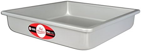 Fat Daddio's Anodized Aluminum Square Cake Pan, 7 x 2 Inch