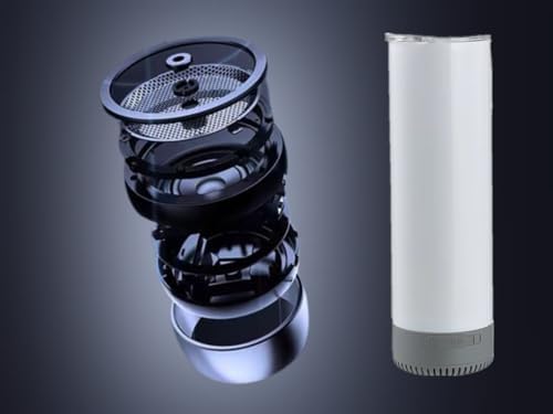 5Pack 20 oz Buletooth Sublimation Printed Speaker Tumbler Straight Skinny Double Wall With Lid (5colors 5pcs)
