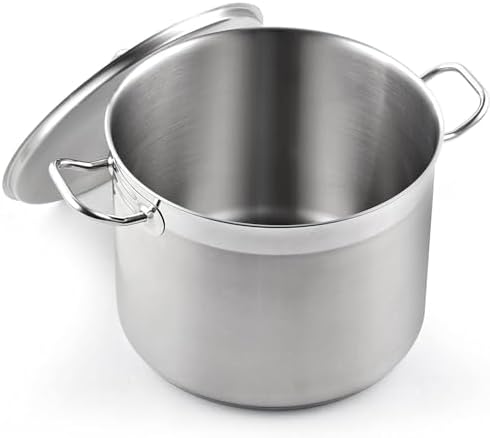 Cooks Standard Professional 8 Quart Stainless Steel Stock Pot with Lid