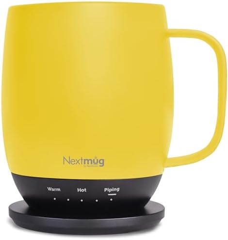 Nextmug - Temperature-Controlled, Self-Heating Coffee Mug