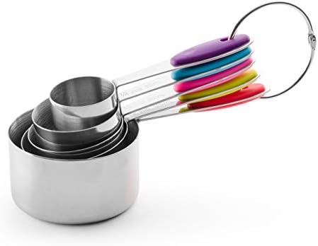 Bellemain Stainless Steel Measuring Cups Set of 6, Nesting Design