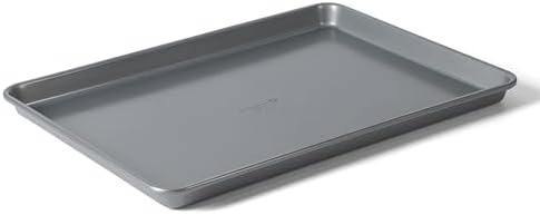 Calphalon Titan Steel Core PFA Free Nonstick 17 x 12 Cookie Sheet Baking Pan, Heavy Duty Reinforced Steel Bakeware for Even Heating, Oven Safe Baking Tray for Cookies