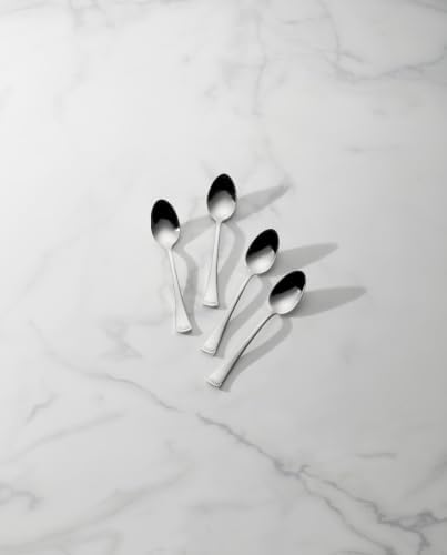 Lenox Portola Teaspoons Silverware Set for 4, Flatware