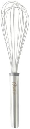 Oster Chadswyck 12.4” Stainless Steel Whisk, Balloon Whisk for Mixing, Beating & Whipping, Ergonomic Handle, Dishwasher Safe