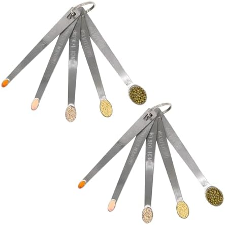 2Pack Mini Measuring Spoon Set, Small Teaspoon for Tiny Measurement