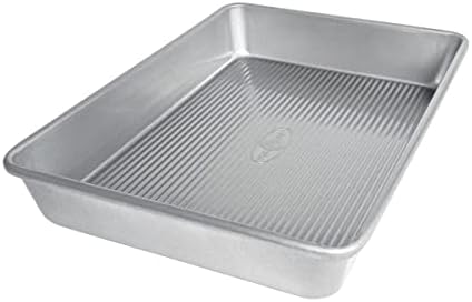 USA Pan Bakeware Seamless Nonstick Rectangular Cake Pan, 9 x 13 inch (Pack of 6)