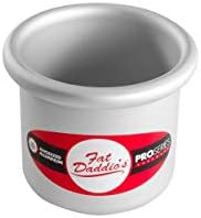Fat Daddio's PRD-33SET Anodized Aluminum Round Cake Pans, 3 x 3 inch, Set of 2