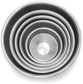 Fox Run 6-Piece Nesting Stainless Steel Polished Mixing Bowls Set