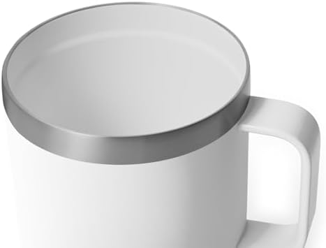 YETI Rambler 14 oz Ceramic Lined Stackable Mug, White