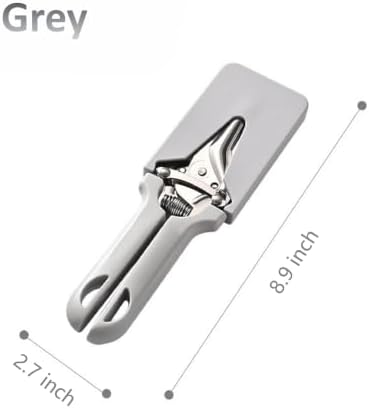 Heavy Duty Poultry Bone Shears,Spring Loaded Kitchen Shears,Stainless Steel丨Safety Lock丨Dishwasher Safe, All Purpose Kitchen Scissors for Chicken, Meat Cutting, Turkey ，Grey