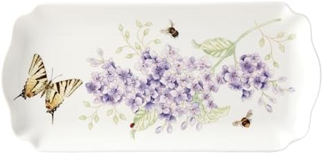Lenox Butterfly Meadow Porcelain Rectangular Serving Tray