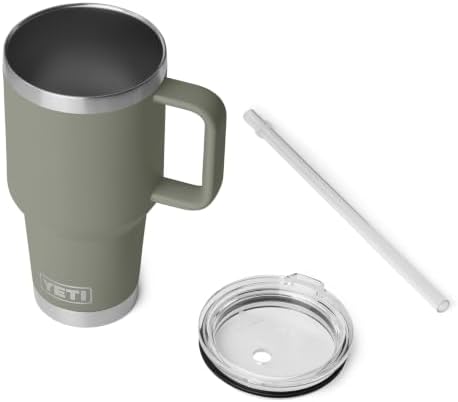 YETI Rambler 35 oz Straw Mug 2.0, Pampa Green