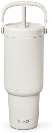 Ello Oasis Go+ 32oz Insulated Stainless Steel Tumbler with Straw, Mineral