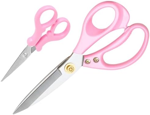 All Purpose Kitchen Scissors, Kitchen Shears Heavy Duty - Dishwasher Safe Food Scissors- Multipurpose Cooking Shears for Meat Poultry Food, Herbs, and Fish, Comfort Grip Handles, Pink