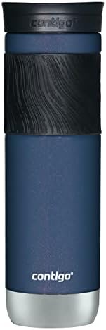 Contigo Byron 2.0 Stainless Steel Travel Mug with Snapseal Lid and Grip, 24oz, Midnight Berry, BPA Free and Leak Proof