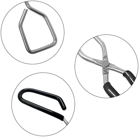 3 Pack Heavy Duty Scissor Tongs，9/11/ 12 Inch Cooking Grilling Scissor Tongs，Kitchen Baking Bread Food Tongs Tool for BBQ（black)