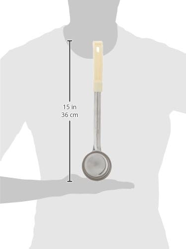 Winco Solid Food Portioner, 3-Ounce, Medium, Stainless Steel, Ivory