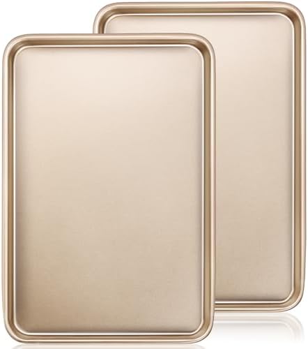 Wildone Baking Sheet Pan Set of 2, Nonstick Cookie Sheets for Baking