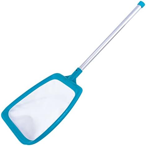 U.S. Pool Supply Spa Hot Tub, Pool Hand Leaf Skimmer Net, 17" Aluminum Pole