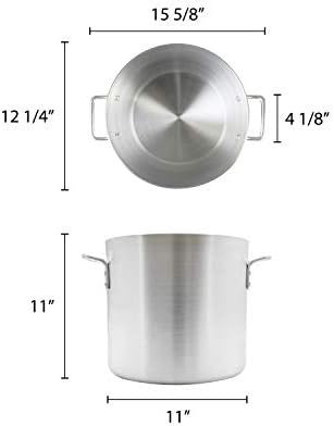 Thunder Group 20 Quart Aluminum Stock Pot