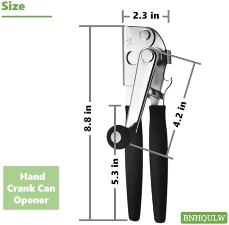 Commercial Can Opener Heavy Duty, Hand Crank for Big Can.